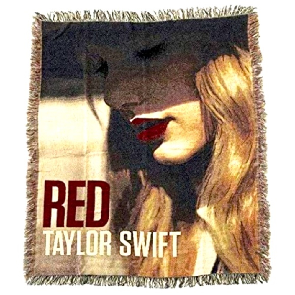 RED Taylor Swift Woven Blanket